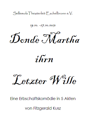 Seite 1 des Programmhefts